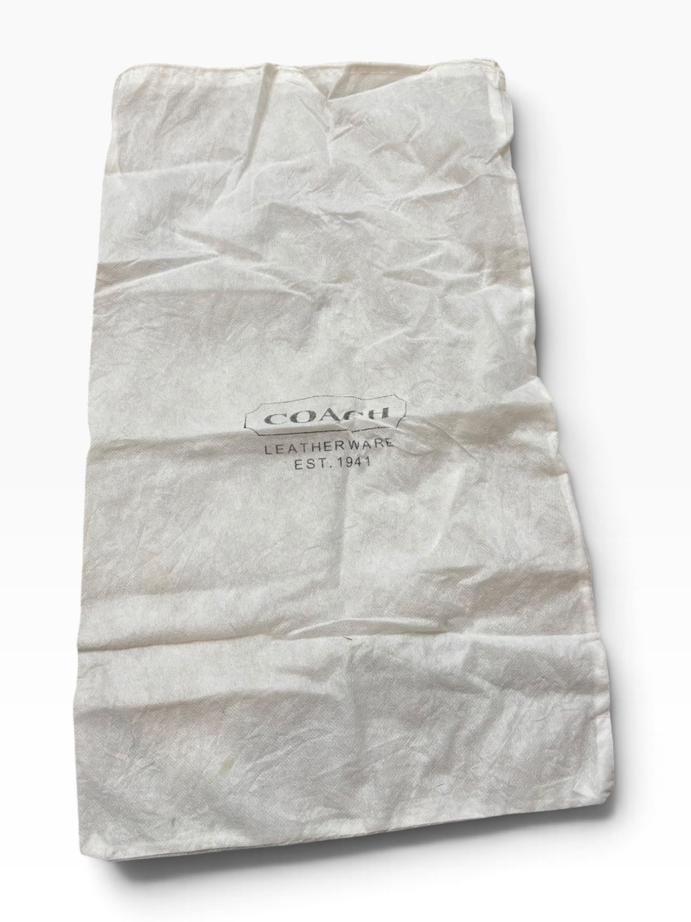 Ladies Coach Drawstring Shoe Dustbag